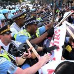 Manifestaciones contra la Guerra en Israel y Palestina. Decenas de arrestados tras protestas propalestinas cerca de la Convención Nacional Demócrata